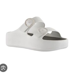 Lemon Jelly double strap Platform Sandals,39